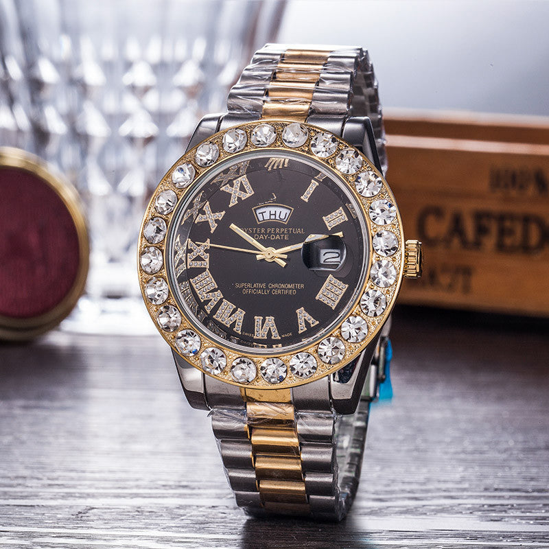 Gypsophila Diamond Steel Belt Watch