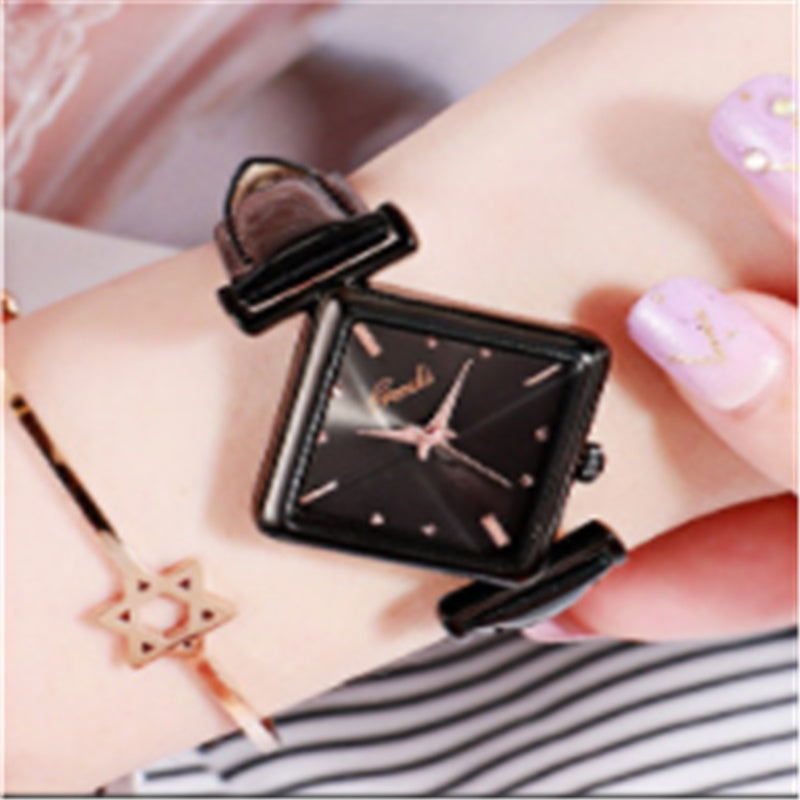 Reloj con esfera de diamantes