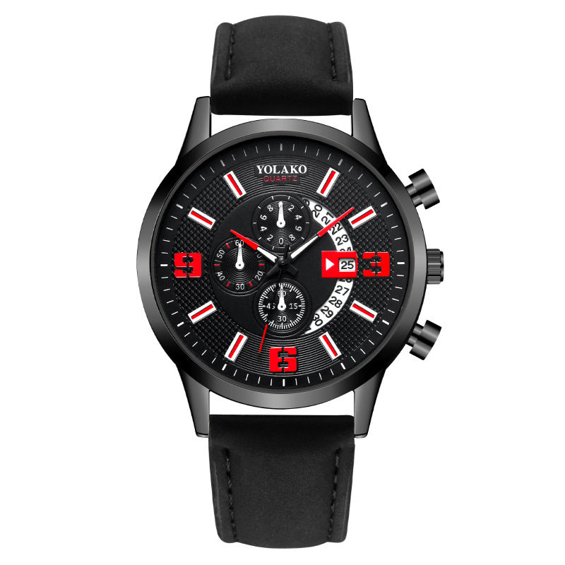 Reloj de moda para hombre con calendario digital grande