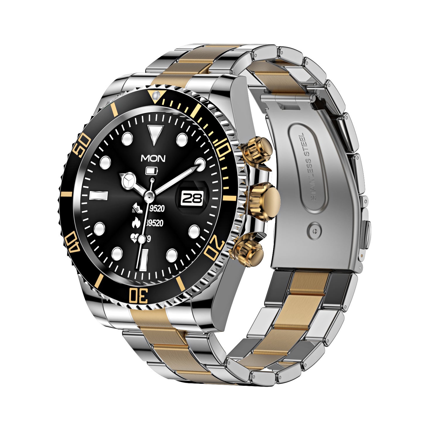 Reloj Inteligente Acero Inoxidable Verde Agua Fantasma