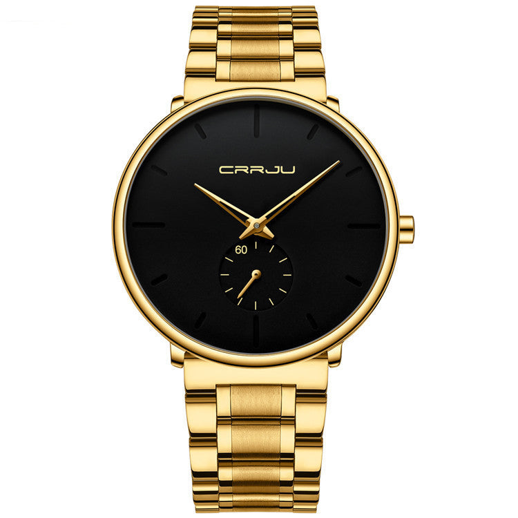 Nuevo reloj para hombre con correa de acero multicolor