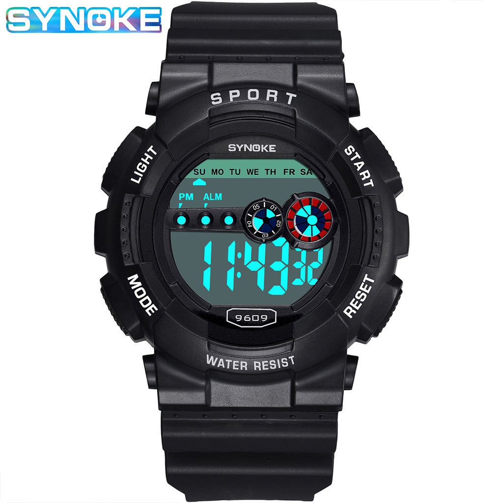 Reloj deportivo para exteriores para hombre, resistente al agua, multifunción, alarma, pantalla grande