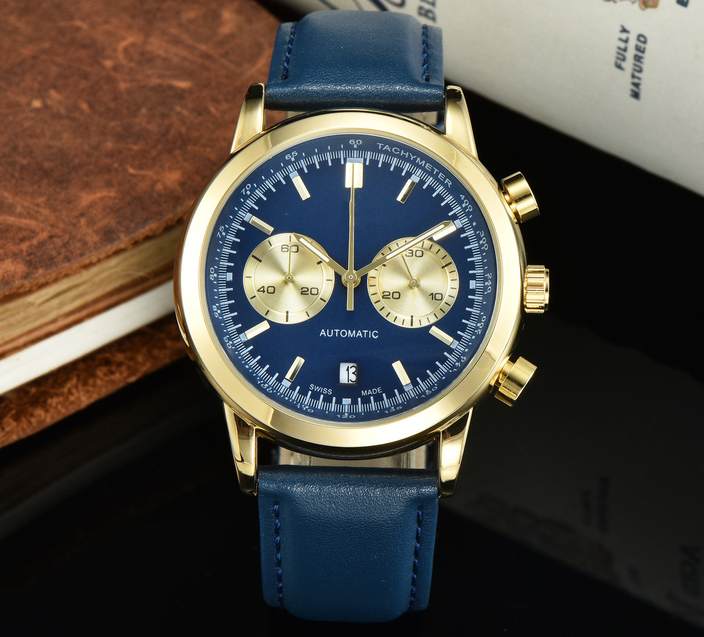 Men's Steel Belt Belt Business Style Quartz Watch