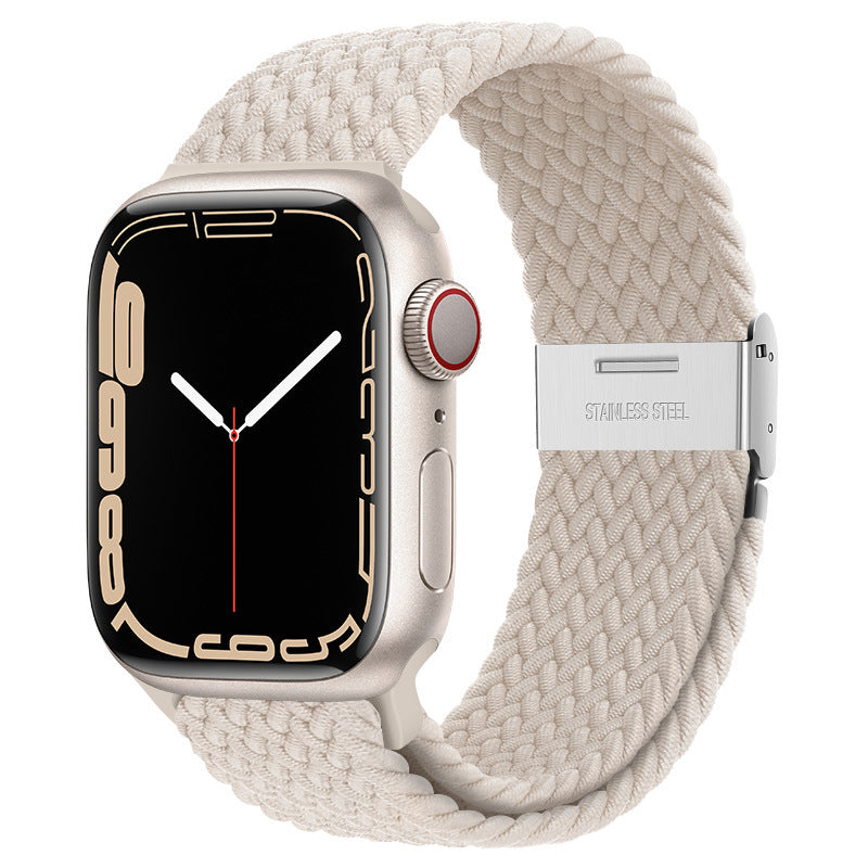 Correa de reloj trenzada de nailon ajustable