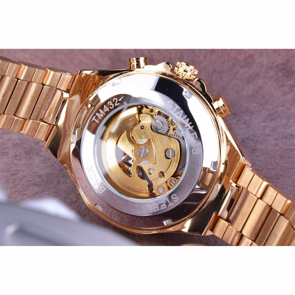 Reloj mecánico automático para hombre.
