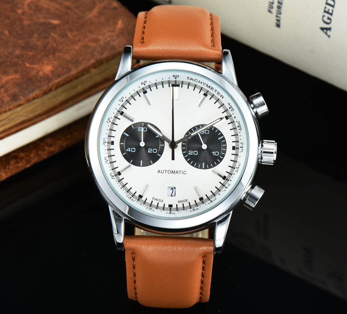 Men's Steel Belt Belt Business Style Quartz Watch