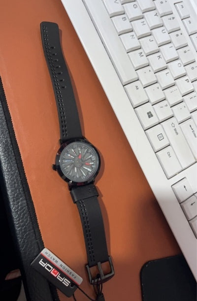 Sanda Mahjong Skeleton Quartz Watch