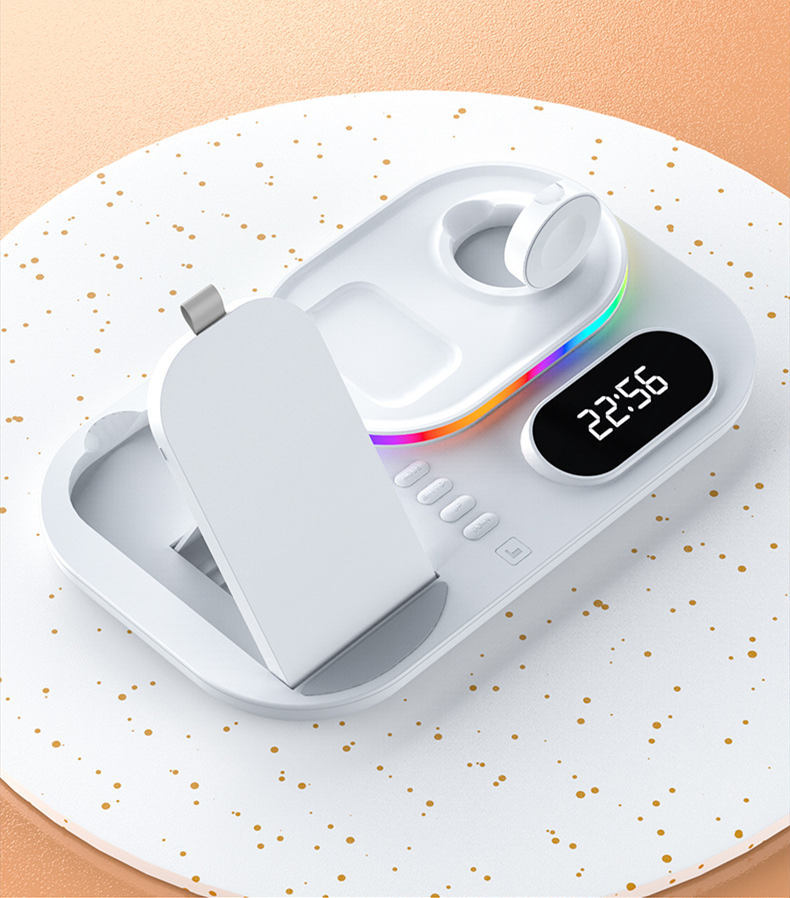 磁気携帯電話ワイヤレス充電トレジャー13ワイヤレス4イン1ウォッチ充電パワーバンク
