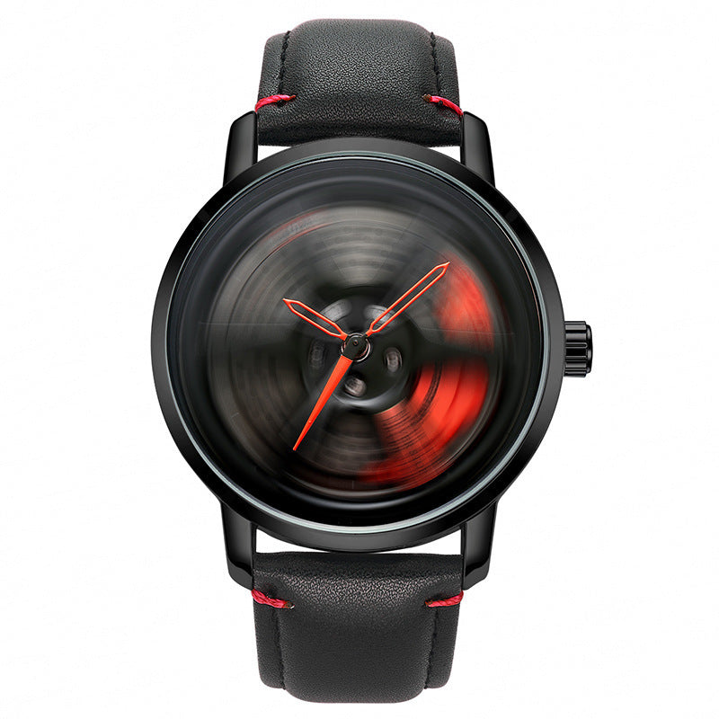 Reloj de cuarzo con correa de malla y esfera única y moderna para hombre