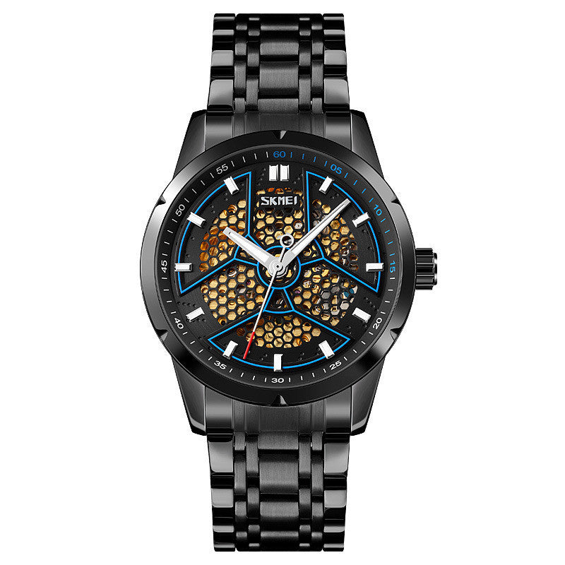 Reloj mecánico esqueleto para hombre automático Creative Honeycomb
