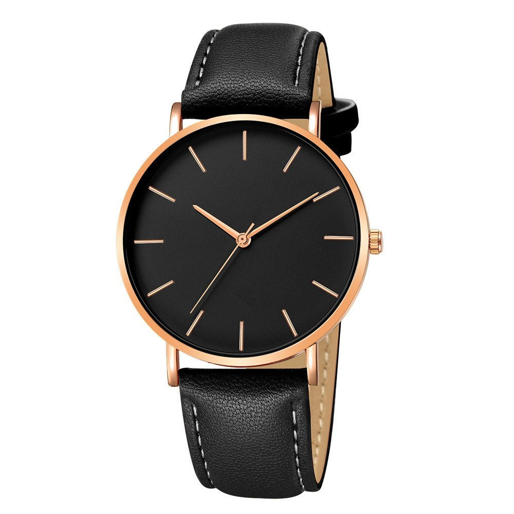 Reloj con cinturón para hombre y mujer con doce clavos y personalidad a la moda