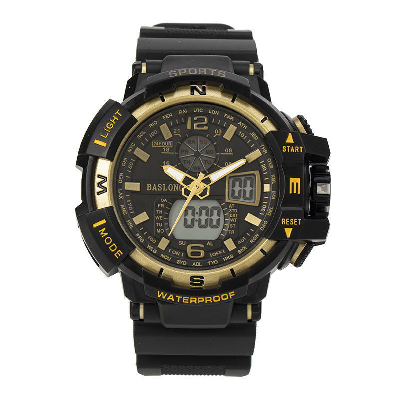 Reloj deportivo multifunción resistente al agua y a la moda.