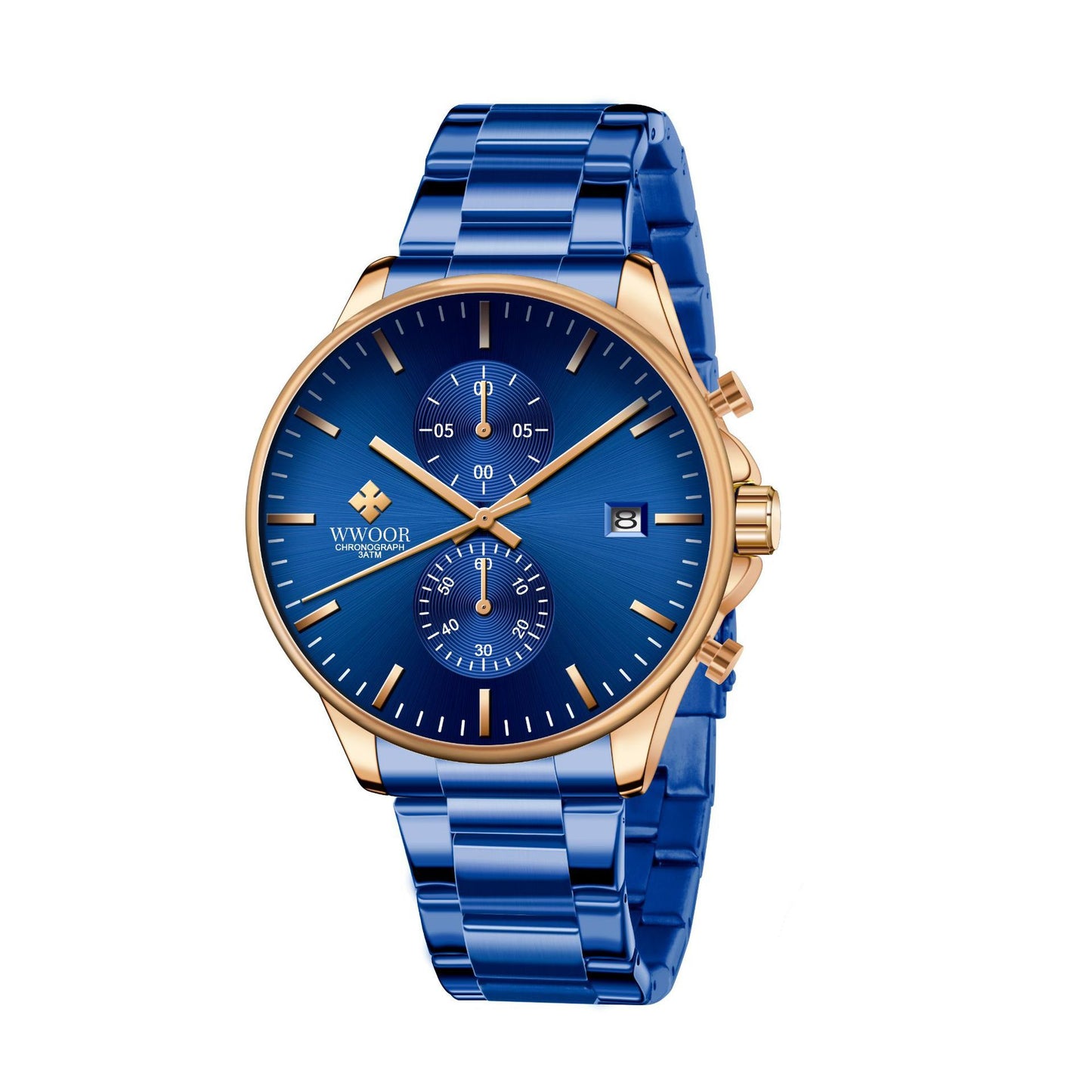 Steel Belt Senior Men's Watch Simple Quartz Waterproof Men's Watch
