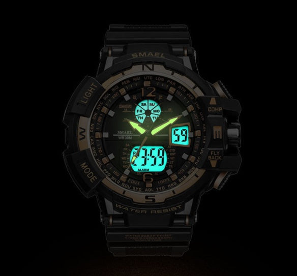 Multifunctional luminous waterproof watch