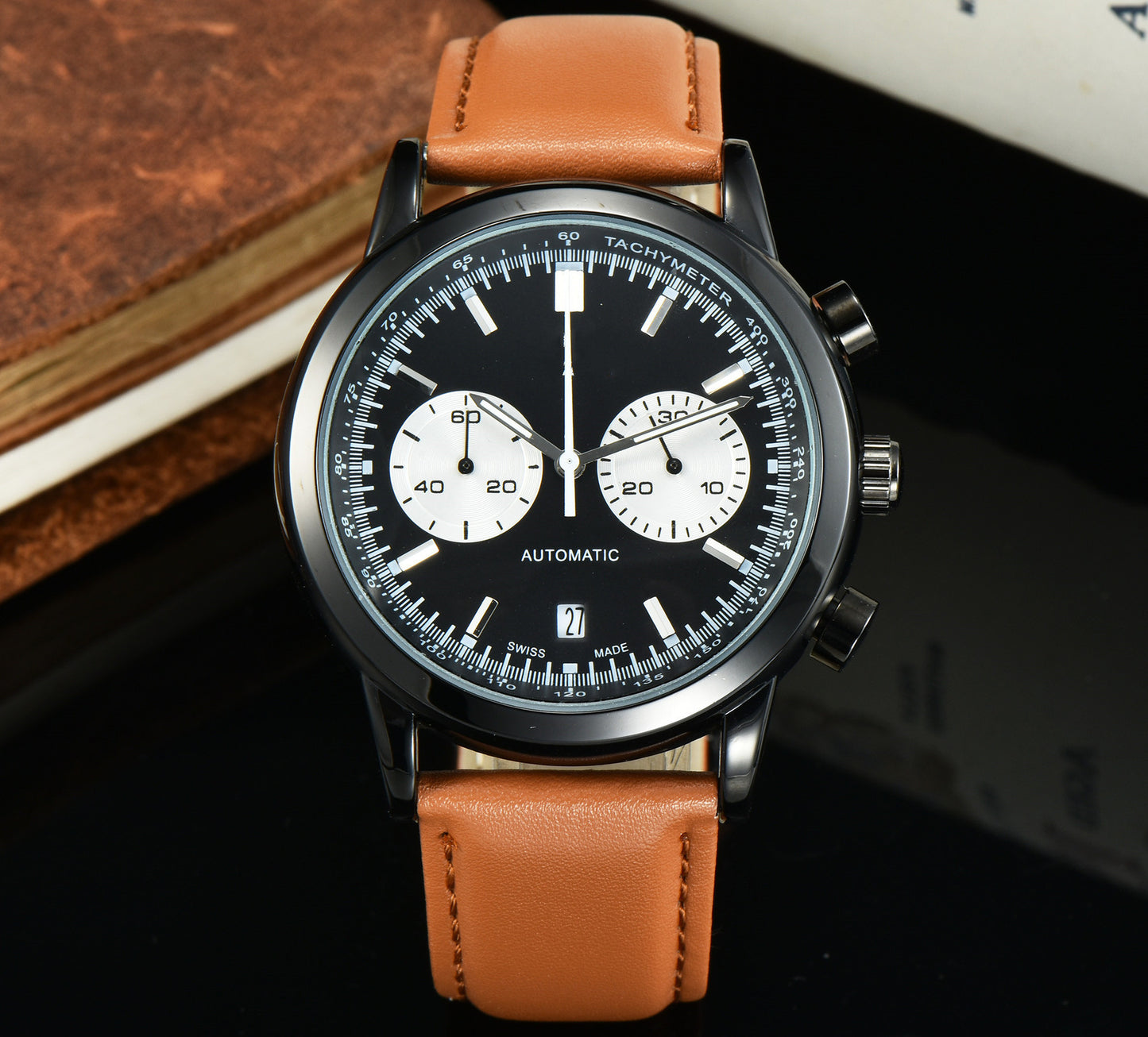 Men's Steel Belt Belt Business Style Quartz Watch