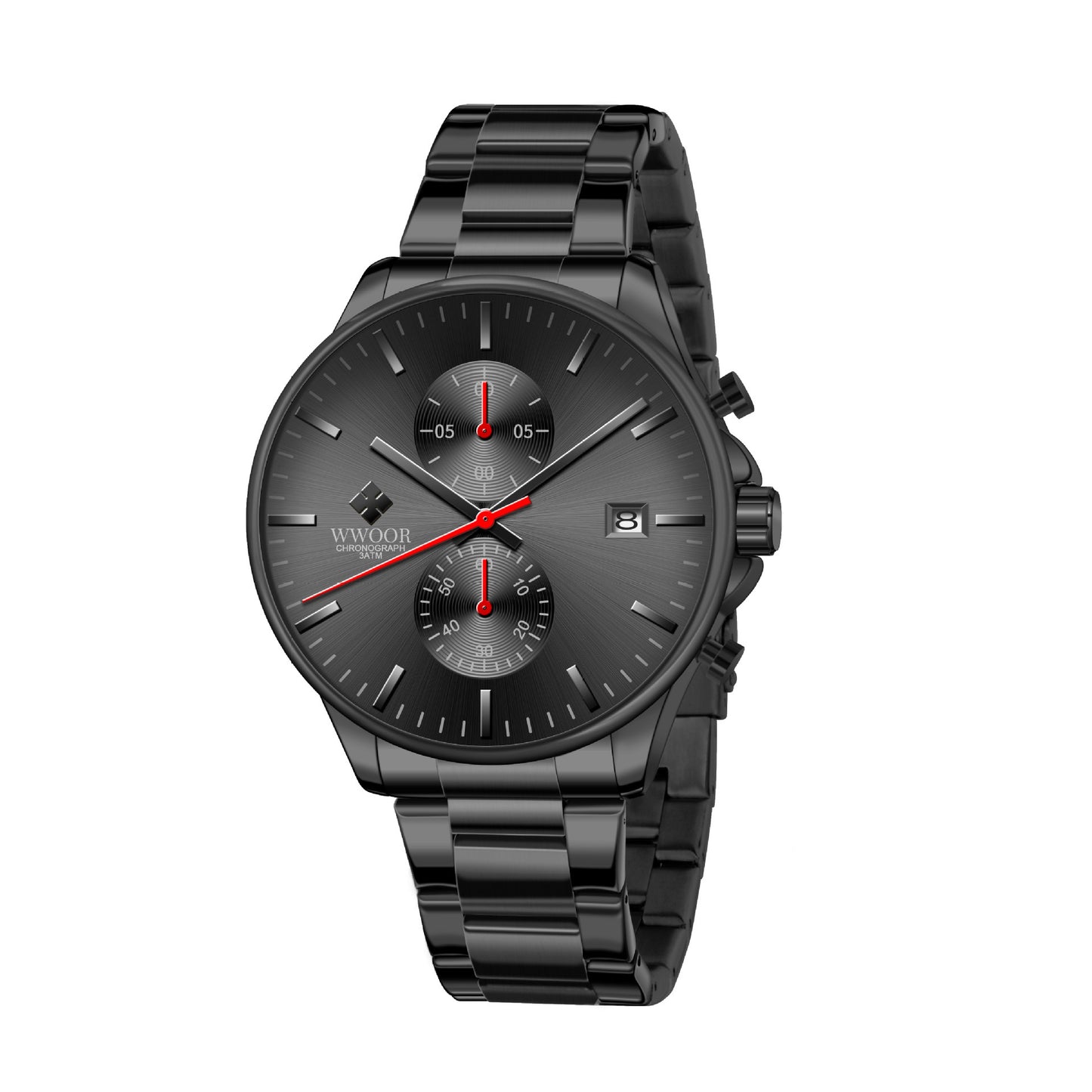 Steel Belt Senior Men's Watch Simple Quartz Waterproof Men's Watch