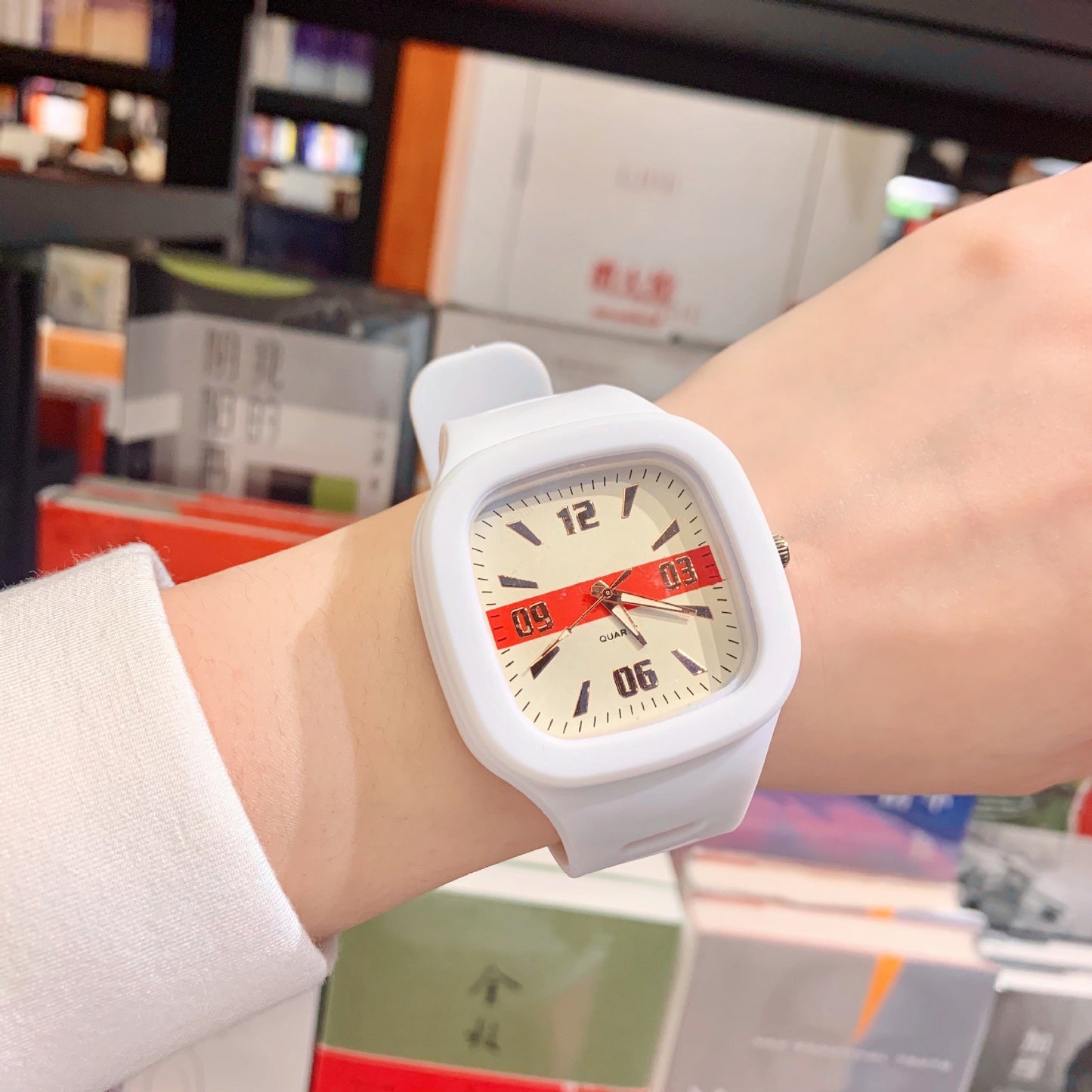 Simple Fashion Preppy Style Jelly Watch
