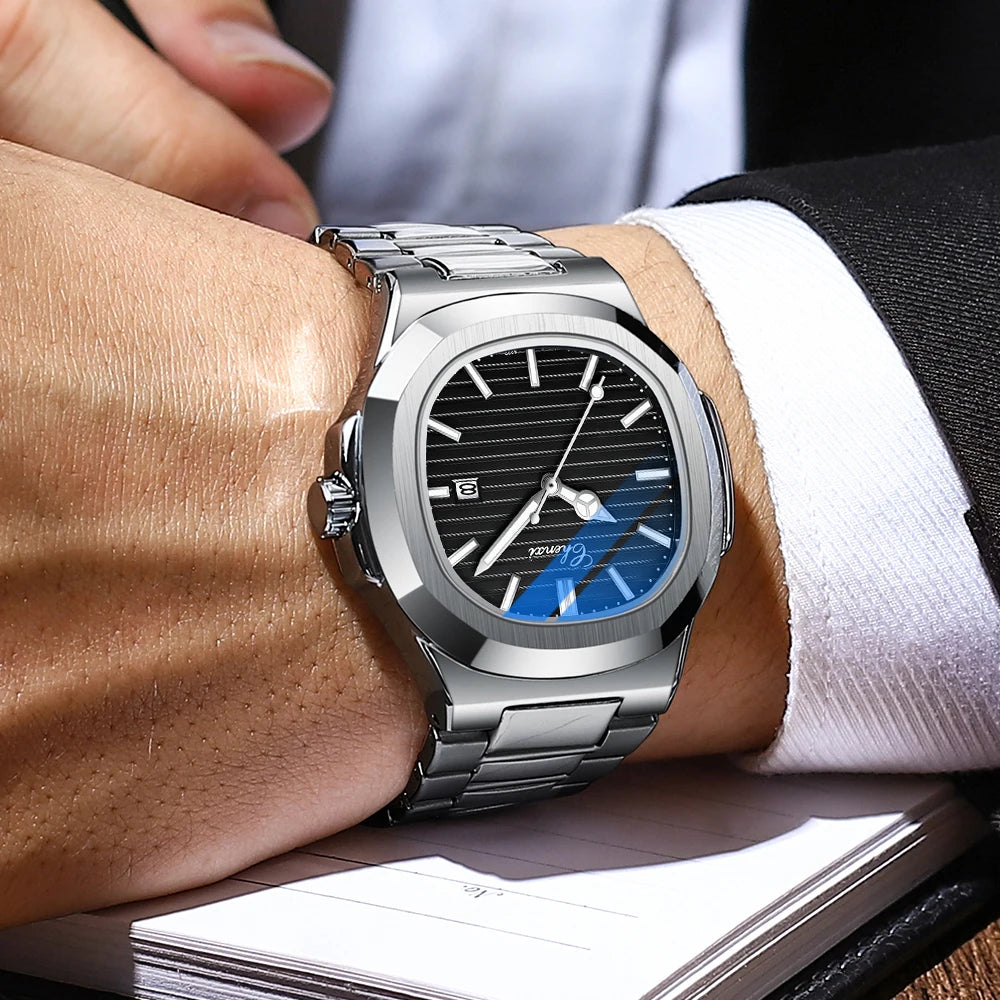 CHENXI 2024 New Men's Watches Business Clock Top Luxury Brand Quartz Men Watch Stainless Steel Waterproof Luminous Wristwatch