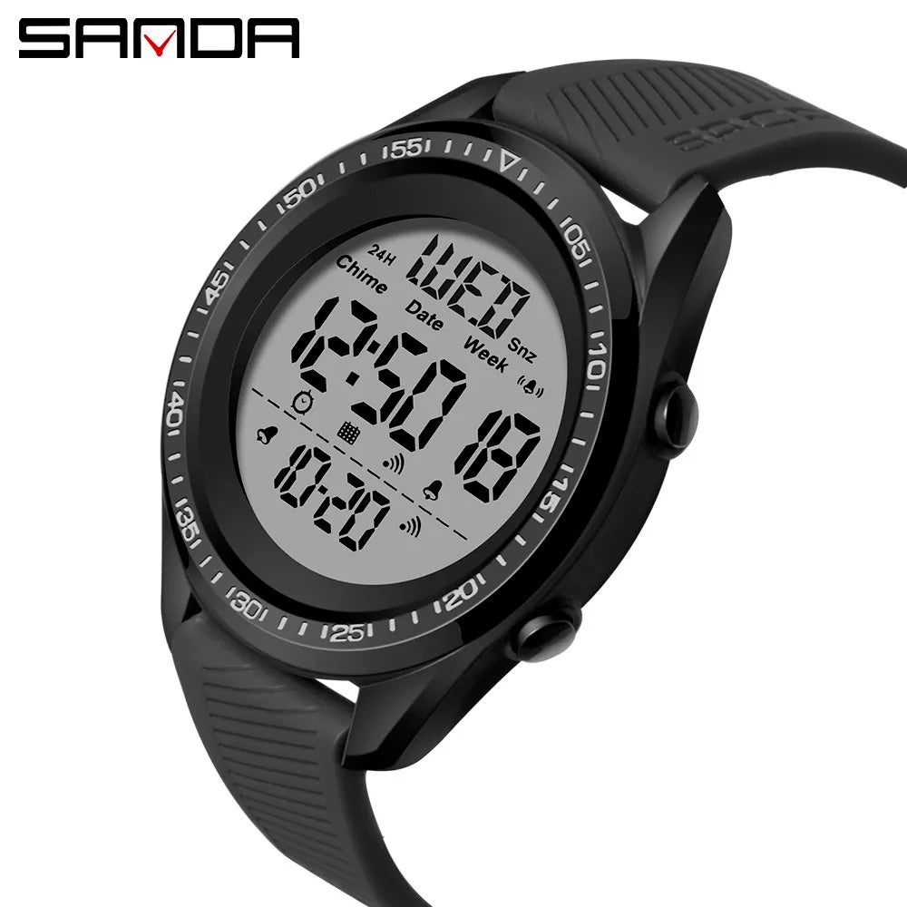 SANDA Top Brand 2022 Outdoor Sports Men's Watches Multifunction Waterproof Digital Male Clock Chronograph Relogio Masculino 6013
