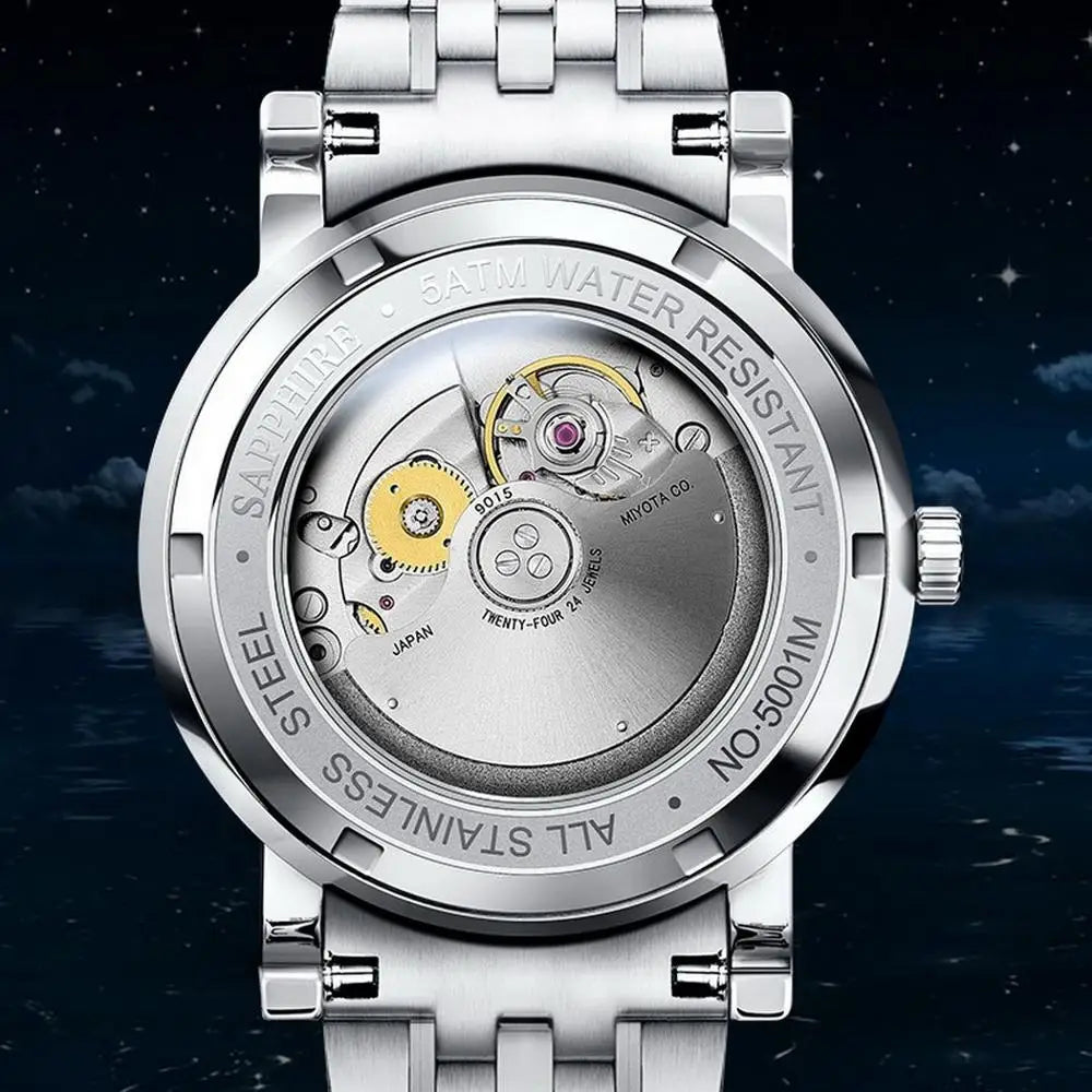 LOBINNI men watches,mens automatic wrist watch Switzerland man mechanical wristwatch waterproof clock luxury timepiece relogio