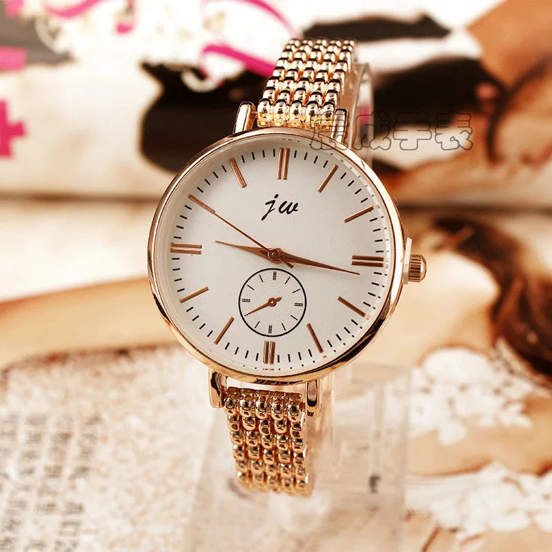 Hot Sale Fashion Women Steel Bracelet Watches Rose Gold Luxruy Small Dial Ladies Dress Wristwatches 2018 New High Quality Clock