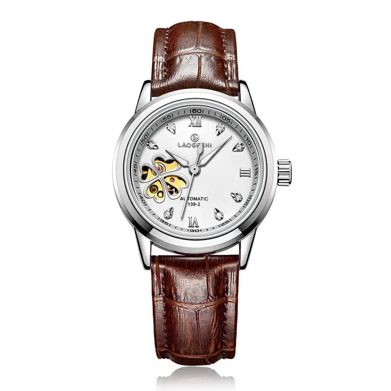 Fashion LuxuryRose Watch Women's Brand Wrist Watches Women Automatic Mechanical Watch Ladies Waterproof Senhoras Assistir
