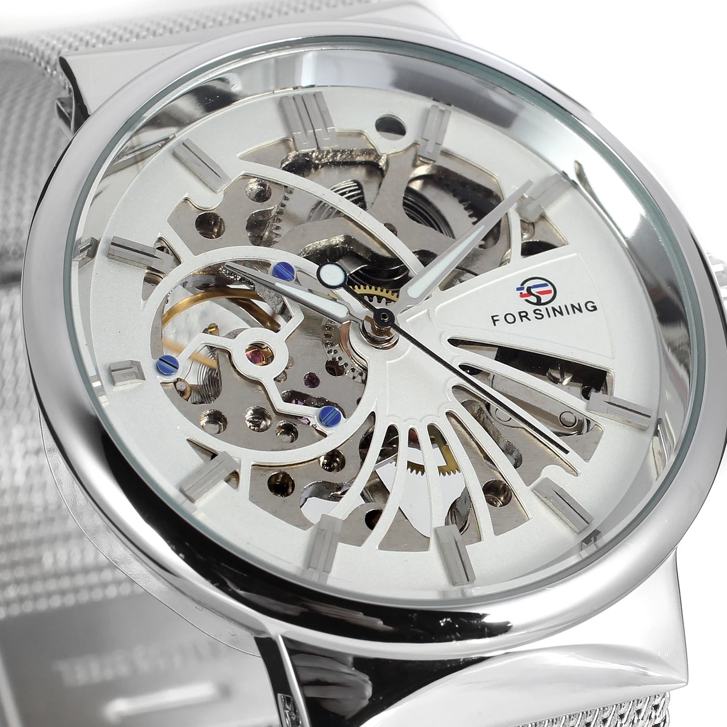 2019 Top Brand Luxury Golden Watches For Men Automatic Mechanical Movement Mesh Strap Ultra Thin Stainless Steel Band