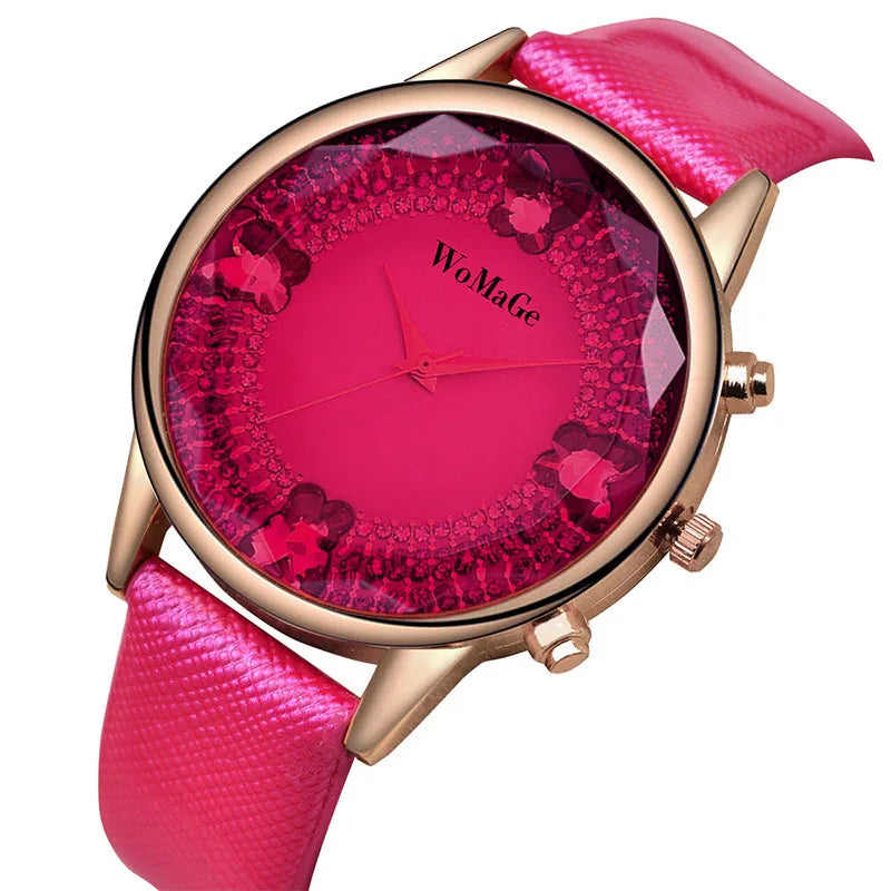 2017 Women WoMaGe Brand Butterfly Ladies Wrist Watch Famous Quartz Watch Women Female Clocks Montre Femme Girls Relogio Feminino