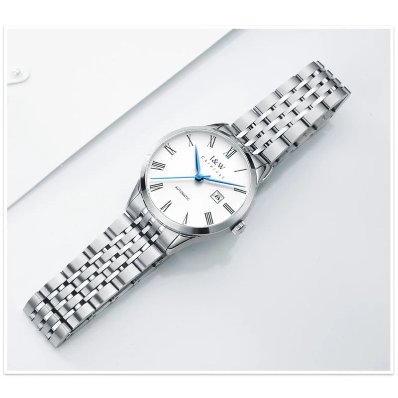 CARNIVAL Brand High-end IW Series Luxury MIYOTA Mechanical Watch for Women Stainless Steel Sapphire Mirror Automatic Watches
