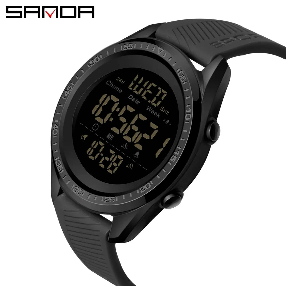 SANDA Top Brand 2022 Outdoor Sports Men's Watches Multifunction Waterproof Digital Male Clock Chronograph Relogio Masculino 6013