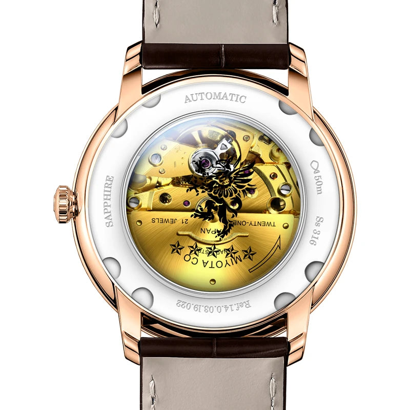 LOBINNI luxury brand men watches,mens automatic watch Switzerland man mechanical wristwatch waterproof clock leather strap reloj
