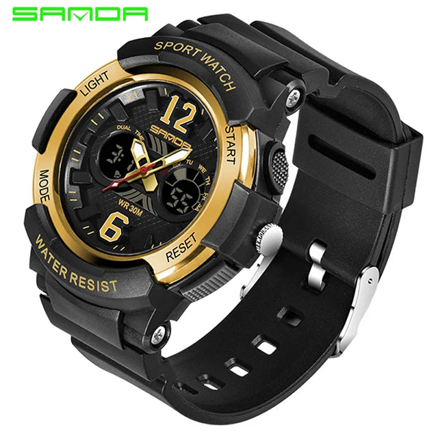 2021 Sanda Top Brand White Women's Watch Waterproof Sports Wristwatch Ladies Quartz Watch Swimming Reloj Mujer Relogio Feminino