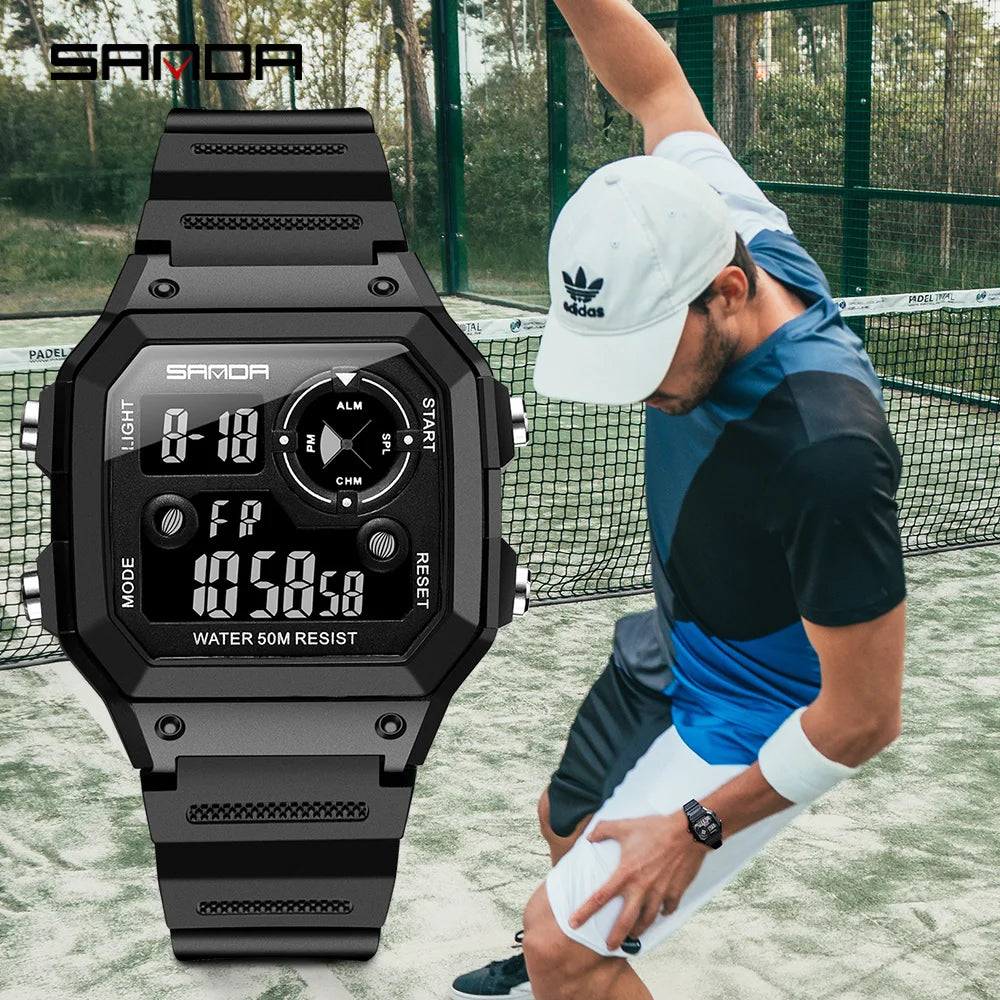 Fashion Sanda Brand G Style Men Sports Watches Countdown Men's Waterproof Led Digital Watch Man Military Clock Relogio Masculino
