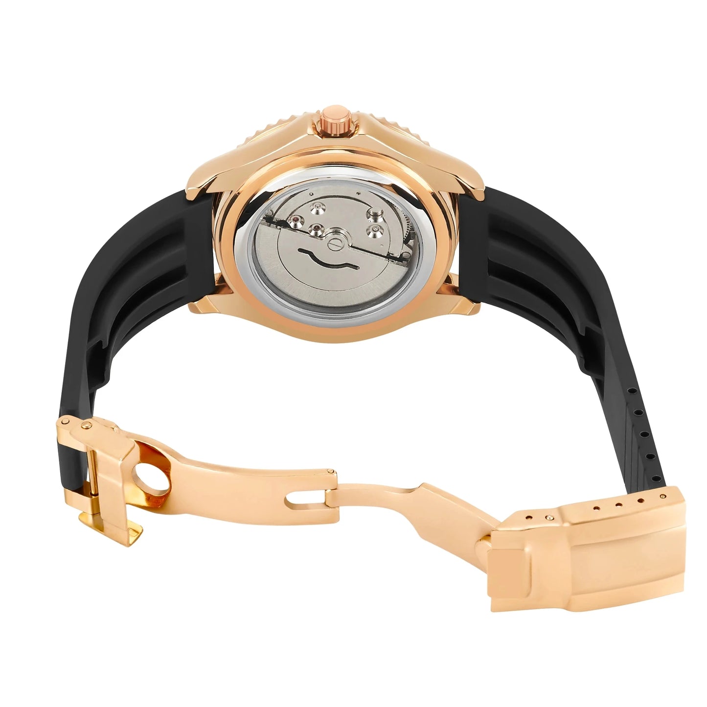 Top Brand Sports Men Mechanical Wrist watch Luxury Automatic Watch Men' s Silica gel Steel Waterpro of Clock