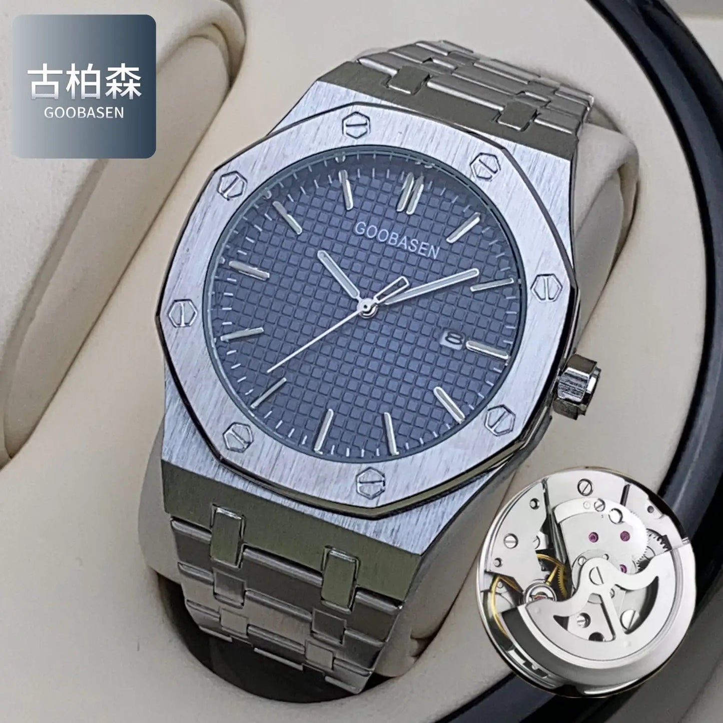 Mechanical Wristwatches Japan Movement Men's Automatic Watches 10ATM Wrist Business Men Date Watch