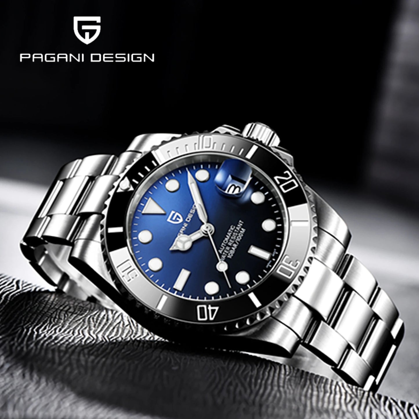 Pagani Design 2024 New NH35 Luxury Men's Automatic Mechanical Watch Top of the line Sapphire Stainless Steel Waterproof Sport 10