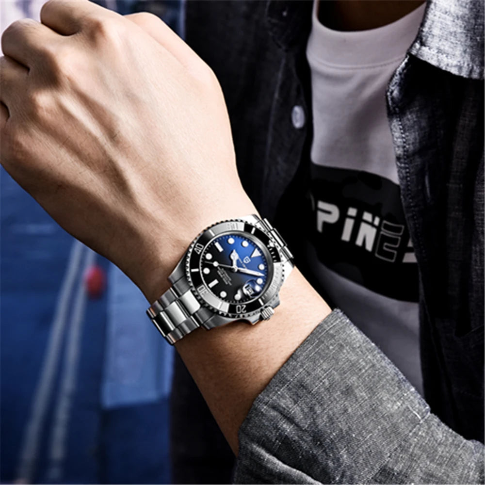 Pagani Design 2024 New NH35 Luxury Men's Automatic Mechanical Watch Top of the line Sapphire Stainless Steel Waterproof Sport 10