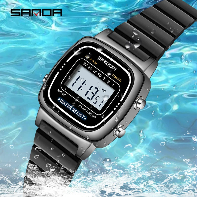 Sanda Women Golden Classic Quartz Watch Fashion Female Elegant Clock Luxury Gift Watches Casual Ladies Waterproof Wristwatch