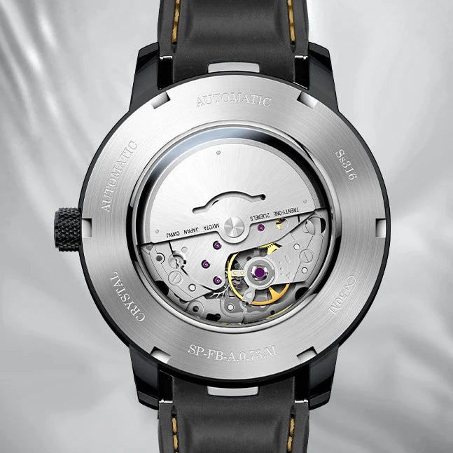 LOBINNI Mens Automatic Watches Luxury Watch Male Self Wind Mechanical Wristwatch Sapphire Crystal Luminous