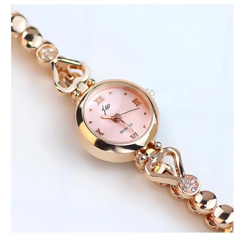 Women's Fashion Quartz Small Watches Love Heart Simple Female's Bracelet Watch Ladies Wristwatch Clock Relojes Para Mujer Montre