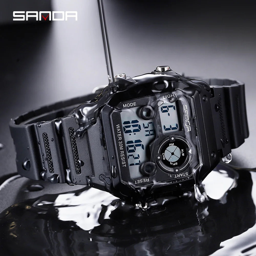 Fashion Sanda Brand G Style Men Sports Watches Countdown Men's Waterproof Led Digital Watch Man Military Clock Relogio Masculino