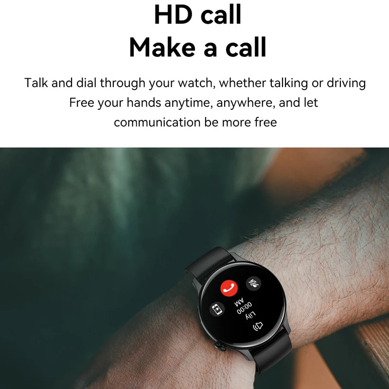 1.43インチ AMOLED スクリーン スマートウォッチ レディース スクリーン 常時表示 音声アシスタント IP68 防水 2023 Bluetooth 通話 スマートウォッチ メンズ