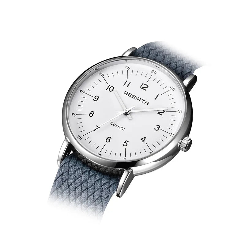 2020 Fashion Rebirth Top Brand Men Watches Casual Mens Luxury Quartz Nylon Strap Clock Sport Male Clocks Man Wristwatches New