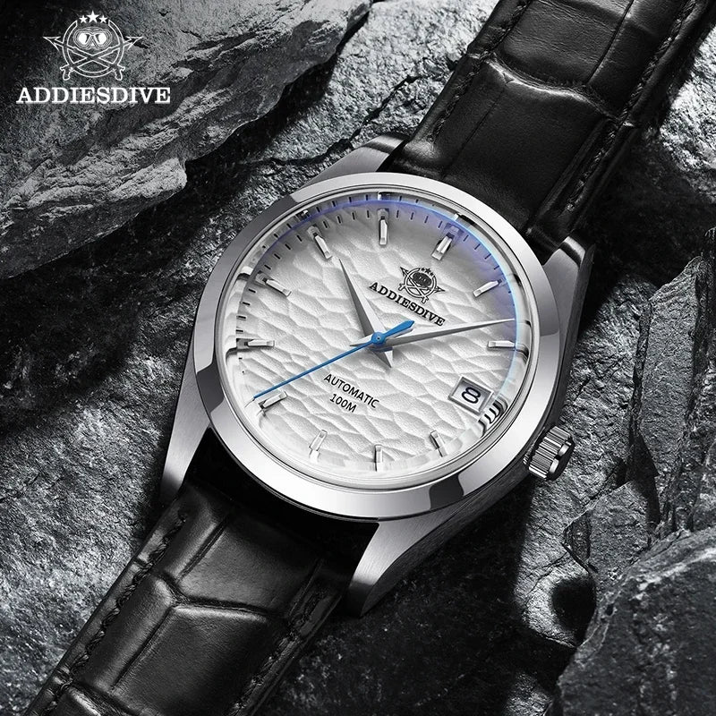 ADDIESDIVE Top brand Automatic Mechanical Watch AD2118 Business Wristwatch Luxury Watches 100M Dive Luminous relogios masculinos