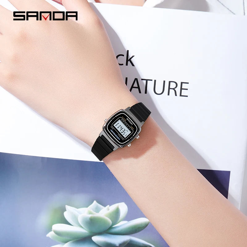 Sanda Women Golden Classic Quartz Watch Fashion Female Elegant Clock Luxury Gift Watches Casual Ladies Waterproof Wristwatch