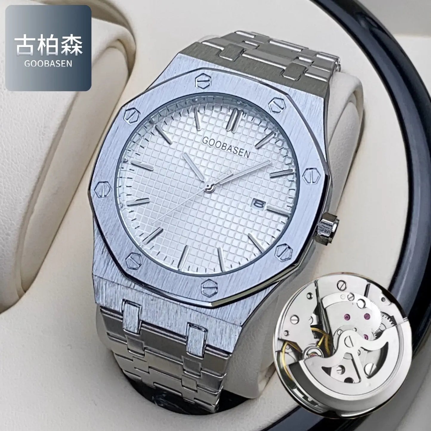 Mechanical Wristwatches Japan Movement Men's Automatic Watches 10ATM Wrist Business Men Date Watch
