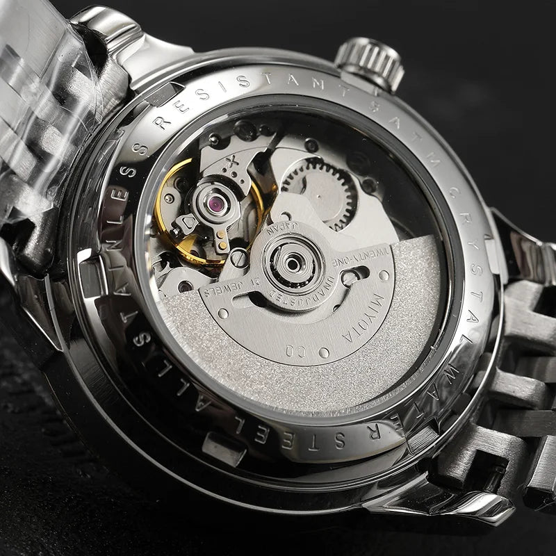 SKROX Japanese Automatic Movement Woman watch Sapphire Stainless Steel Mechanical Ladies Wrist Watches High-End luxury Women's