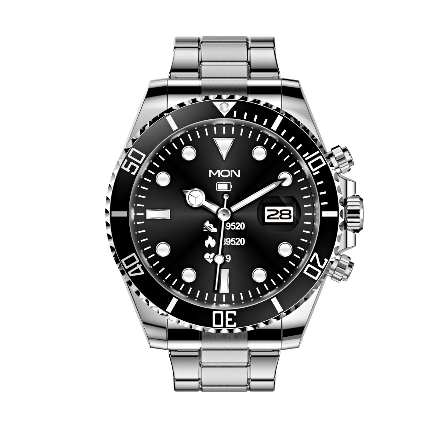 Reloj Inteligente Acero Inoxidable Verde Agua Fantasma