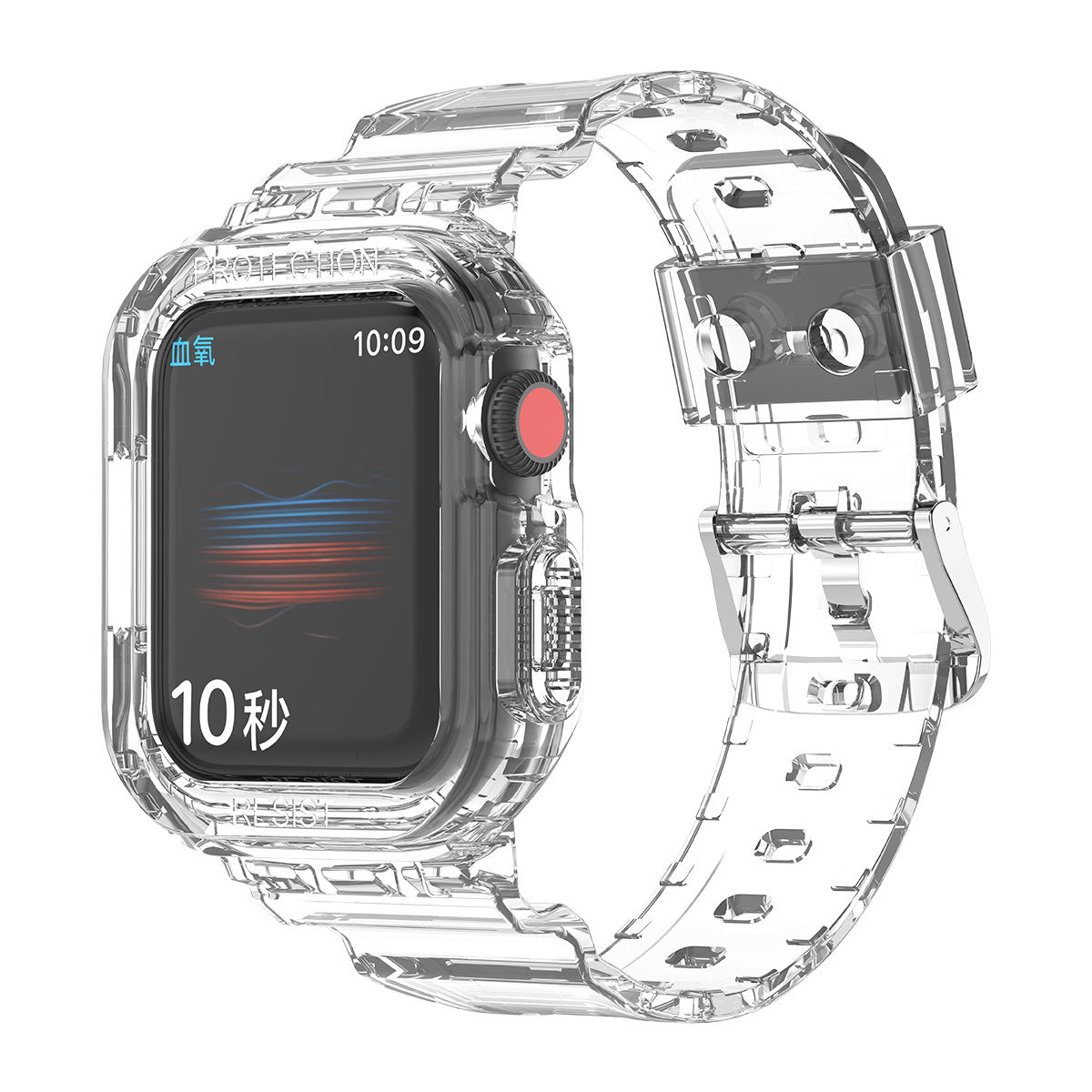 Correa Glaciar Correa de reloj Tpu transparente