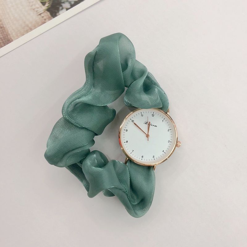 Reloj digital con cinta de moda creativa estilo Ins para mujer